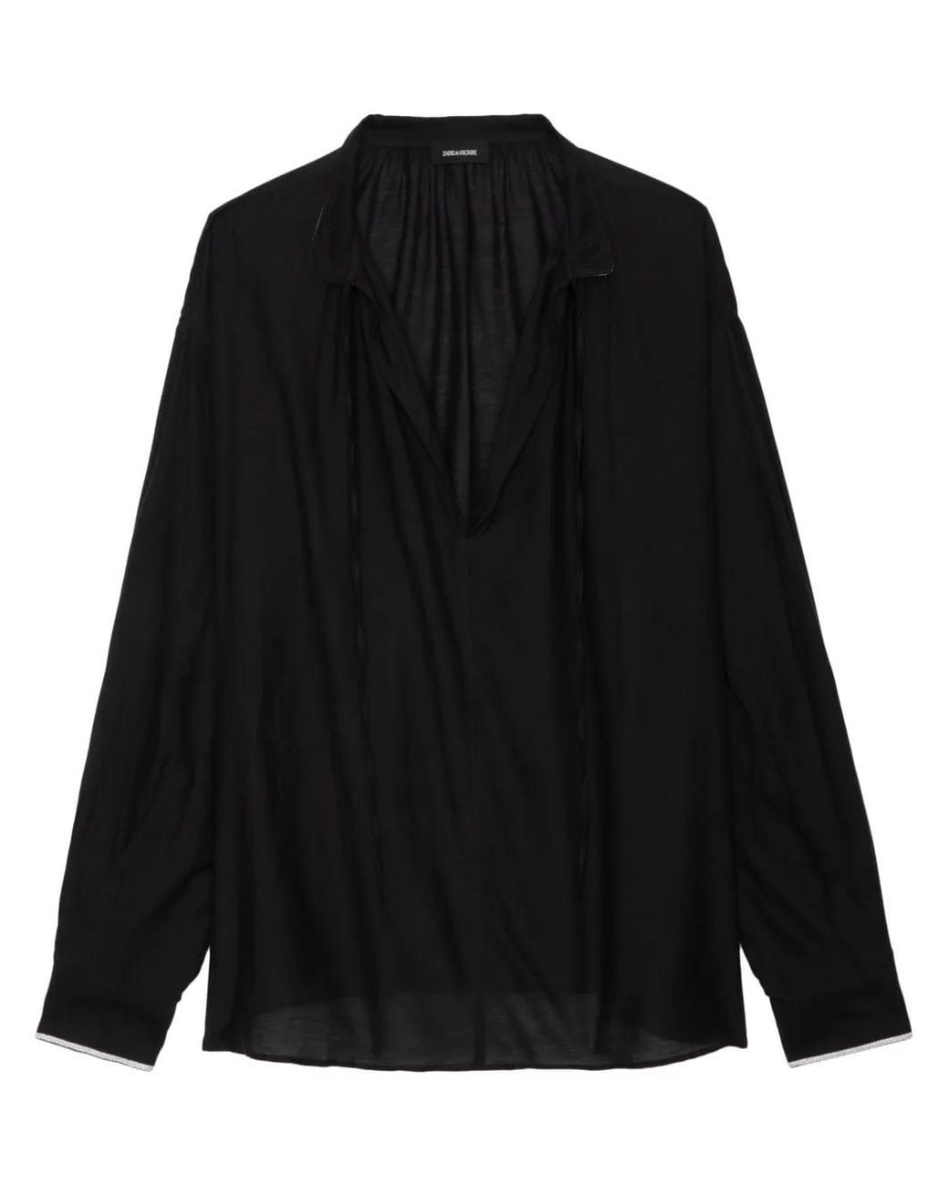 Zadig & Voltaire Black Troene Blouse