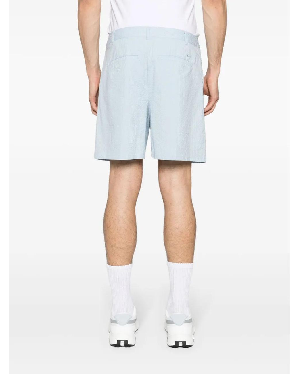 Nike Blue Striped Seersucker Shorts for men