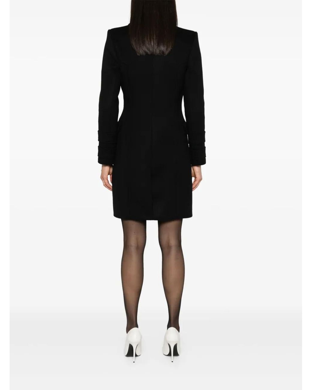 Balmain Black Coats & Jackets