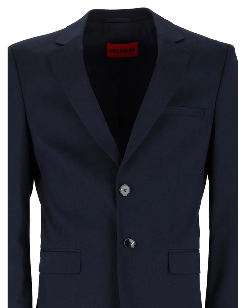 HUGO Blue Single-Breasted Suit for men