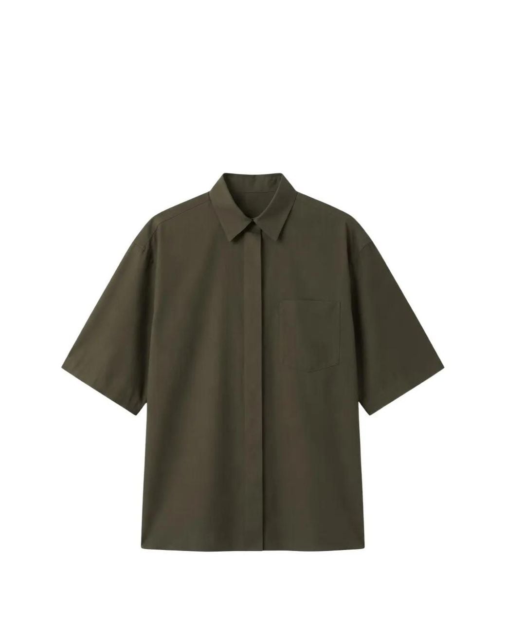 Christian Wijnants Green Short-Sleeve Shirt