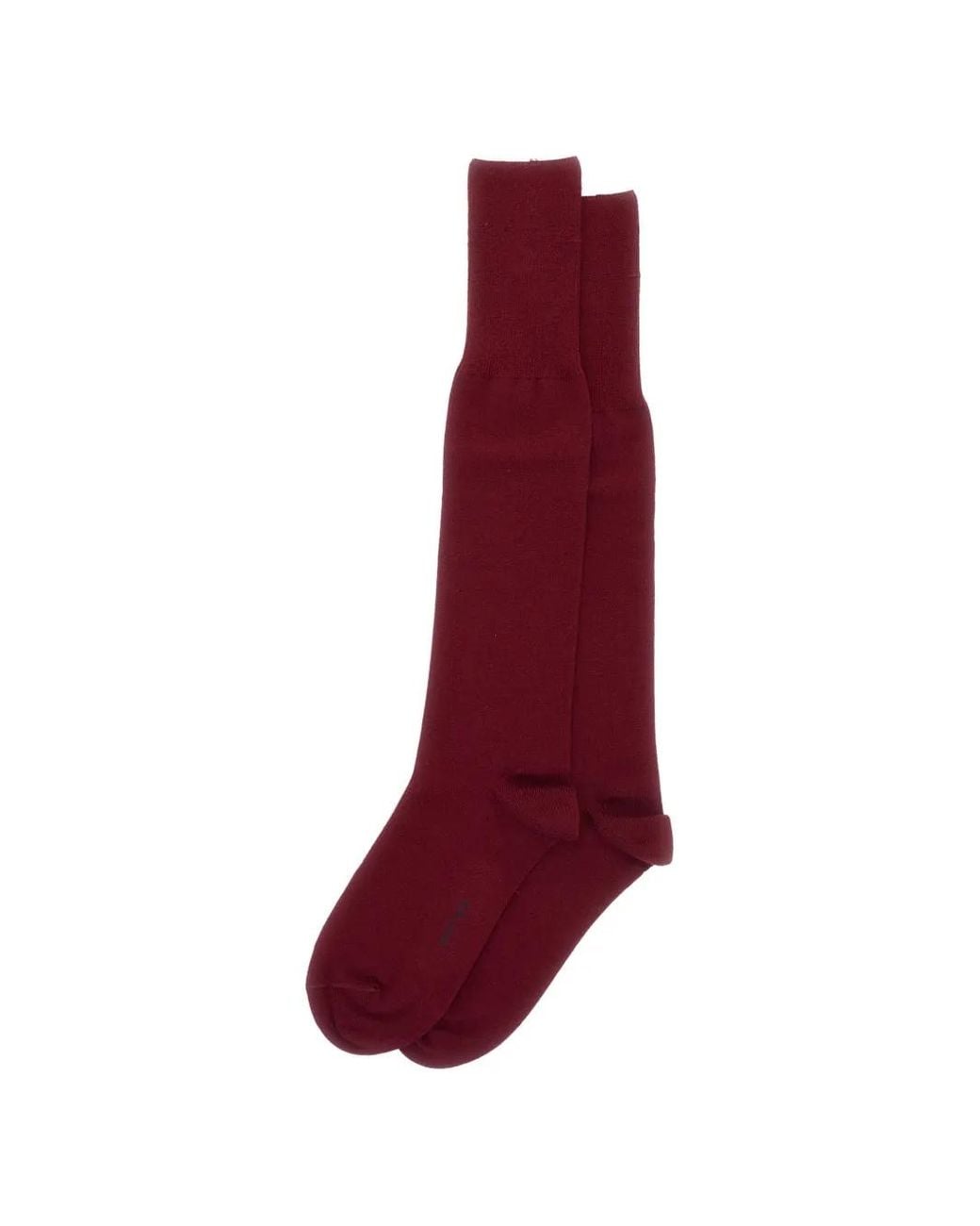 ANT45 Purple Fine-Knit Logo-Print Socks for men