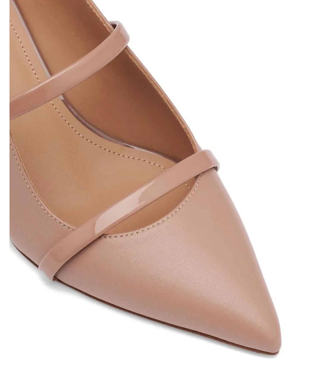 Malone Souliers Pink Maureen Double-Strap Mules