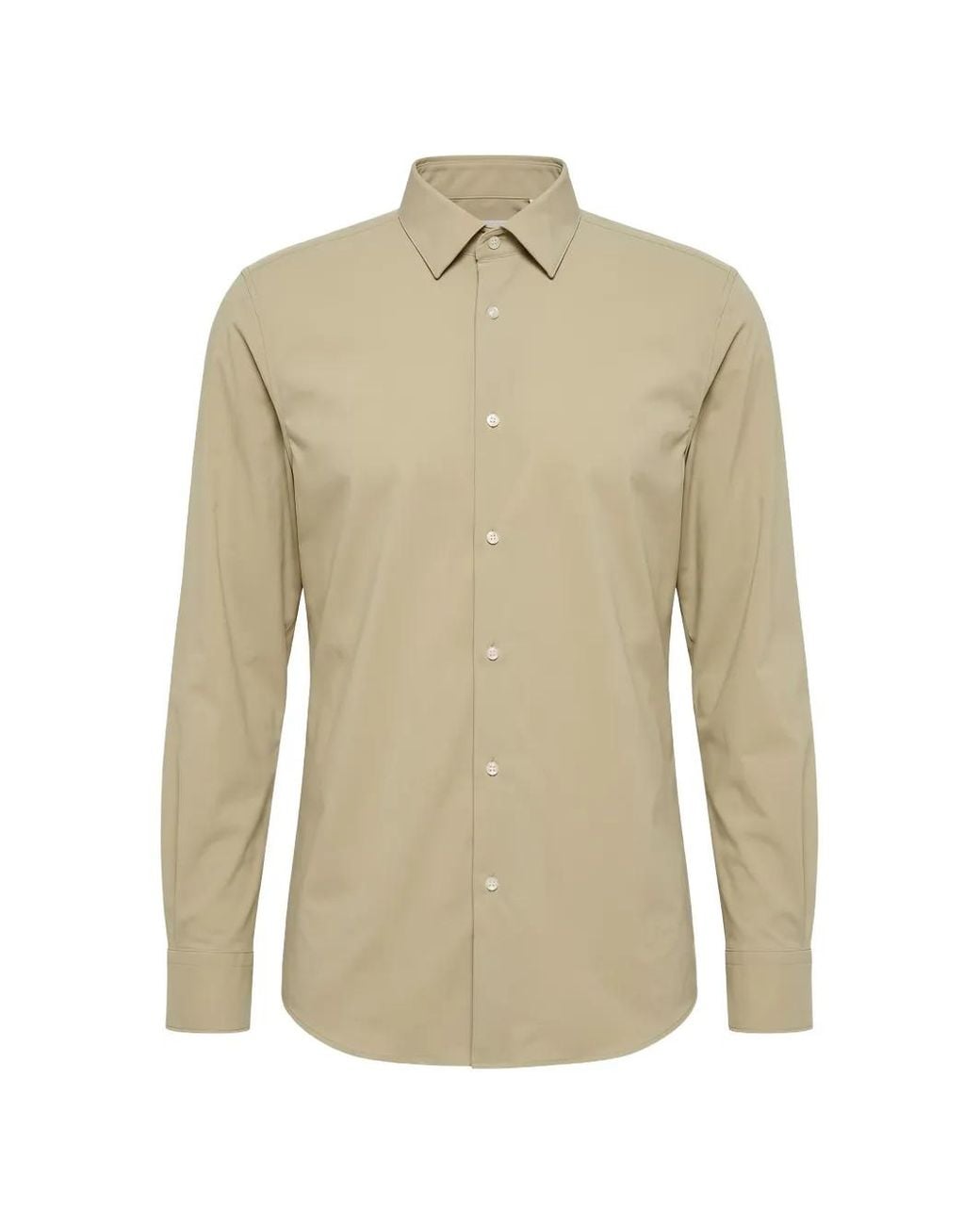 Boss Natural Slim-Fit Stretch Shirt for men