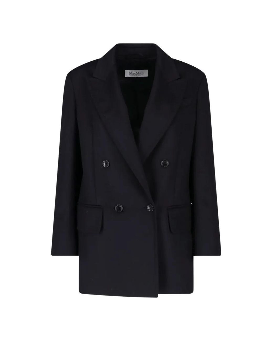 Double-Breasted Jacket Max Mara en coloris Black