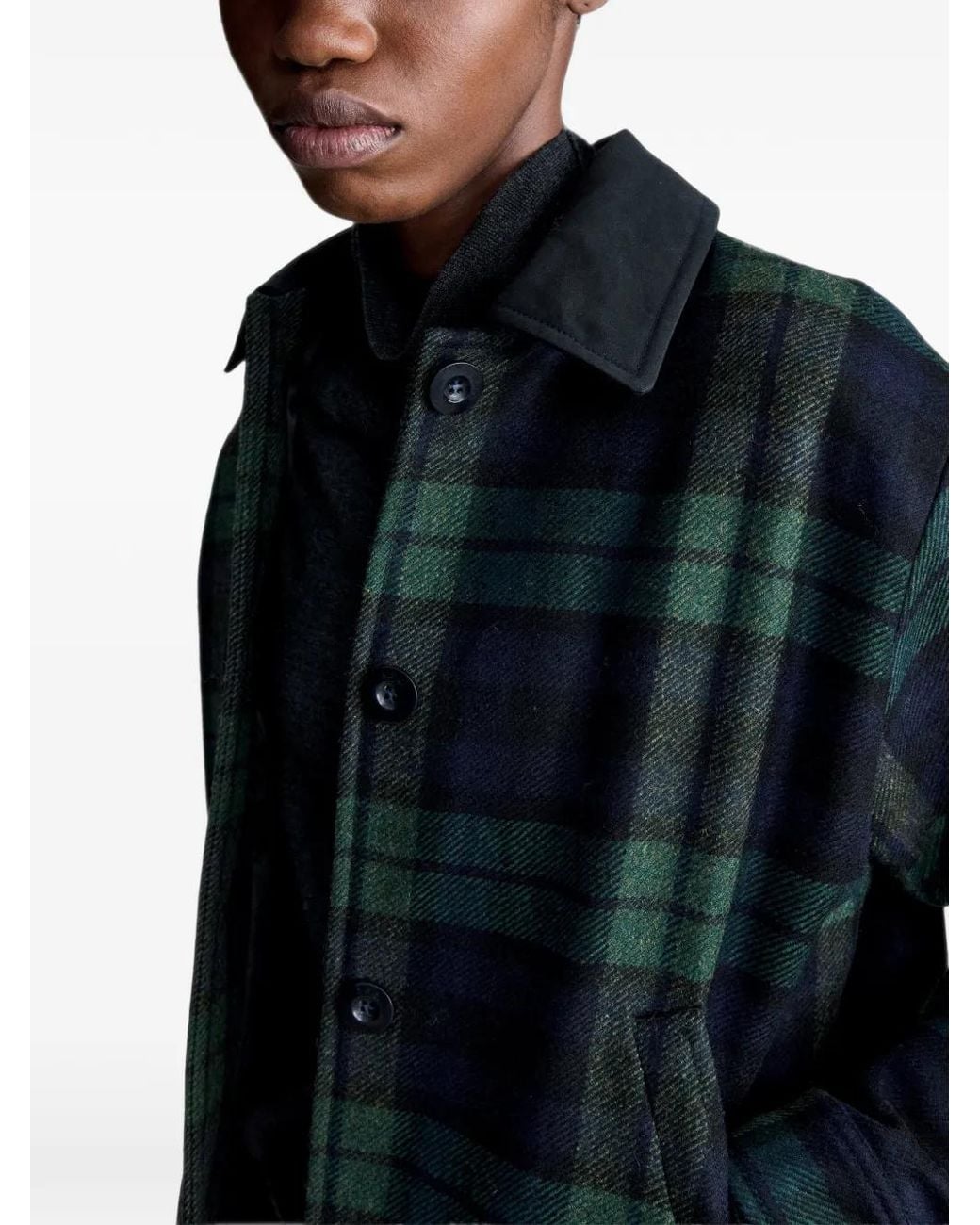 A.P.C. Black Checked Jacket