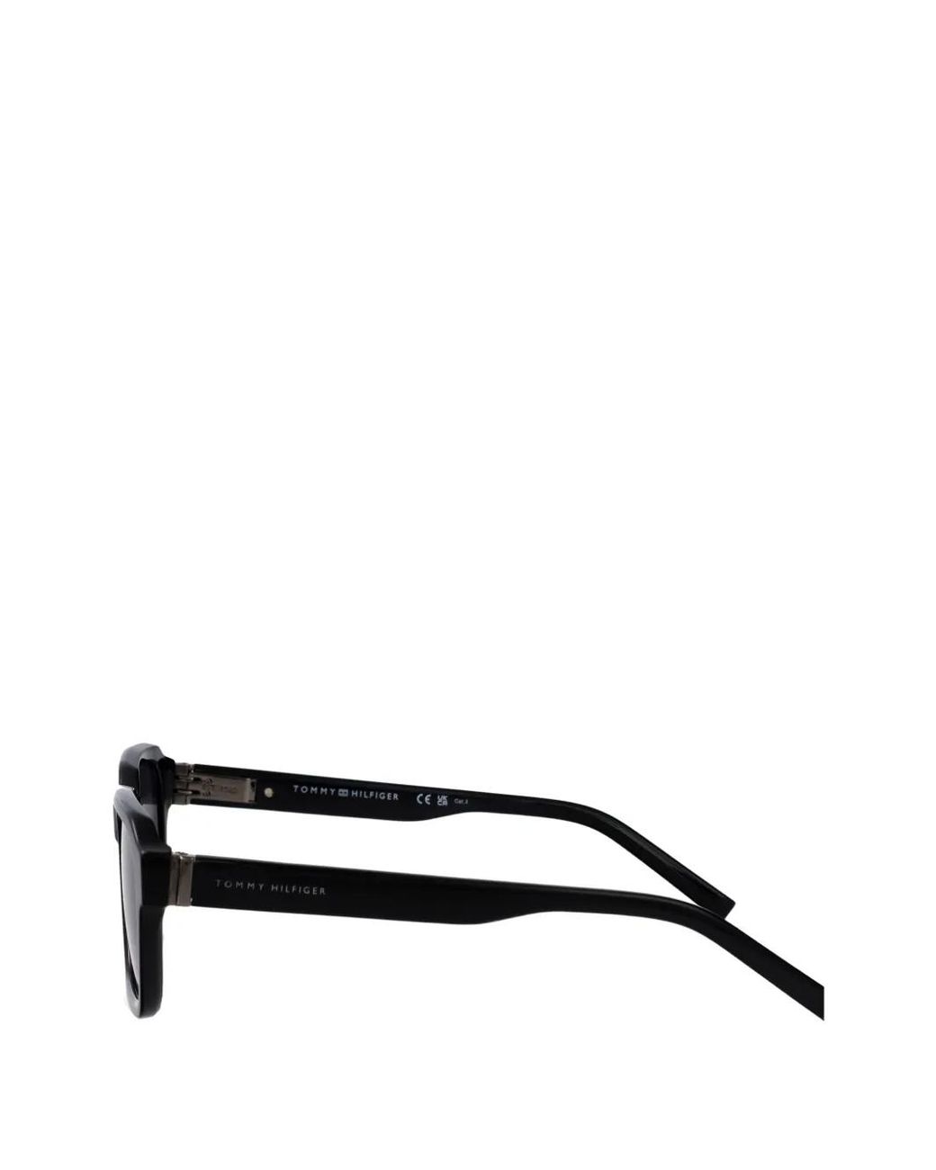 Tommy Hilfiger Black Rectangle Frame Sunglasses for men