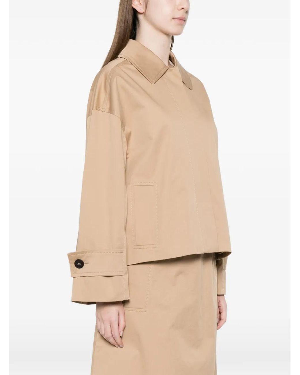 Susanne Bommer Natural Button Pocket Jacket