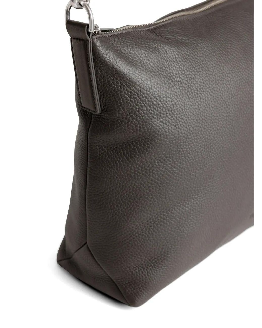 Yu Mei Black Sac Porté Épaule Braidy En Cuir