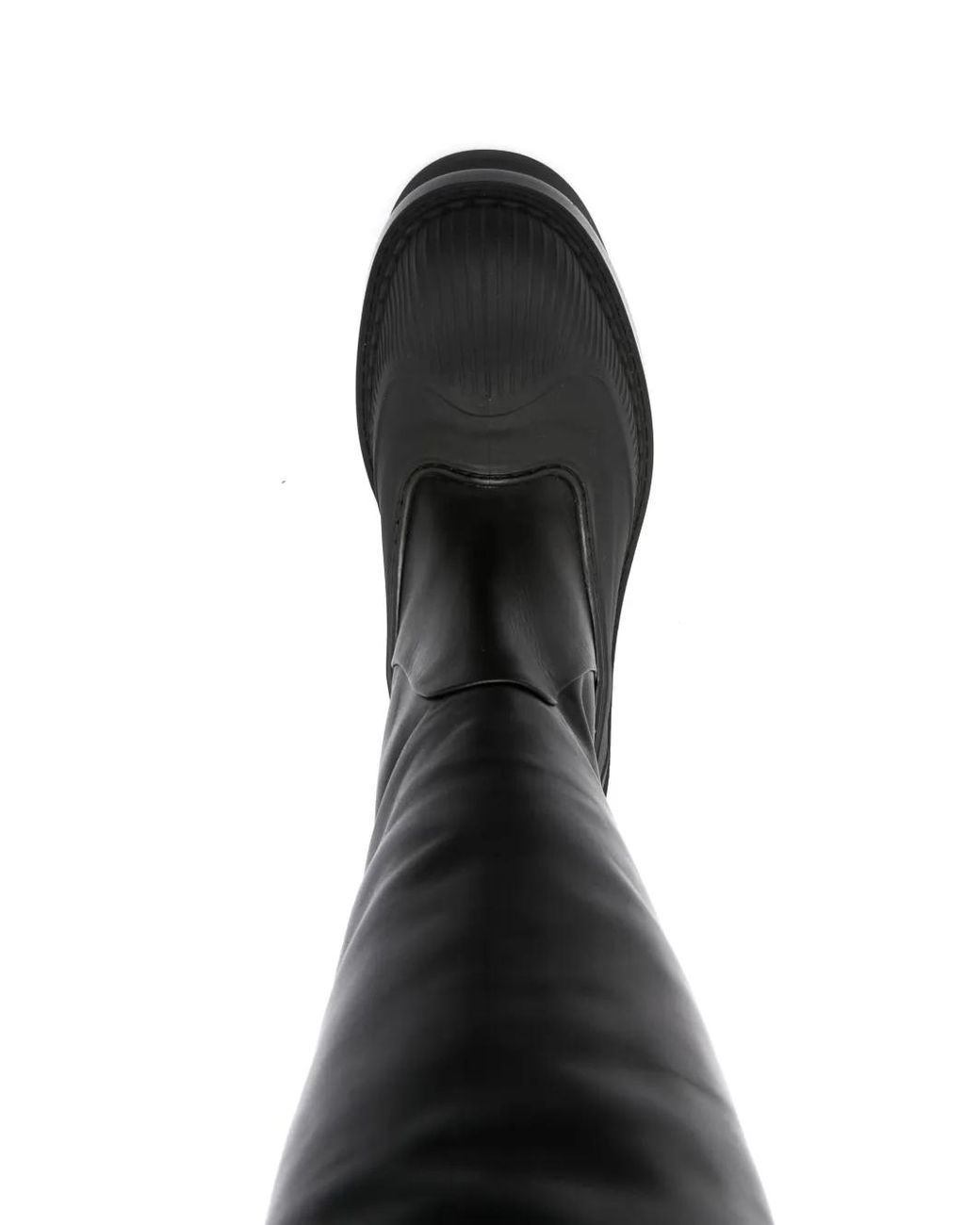 Chloé Black Raina 50Mm Thigh-High Leather Boots