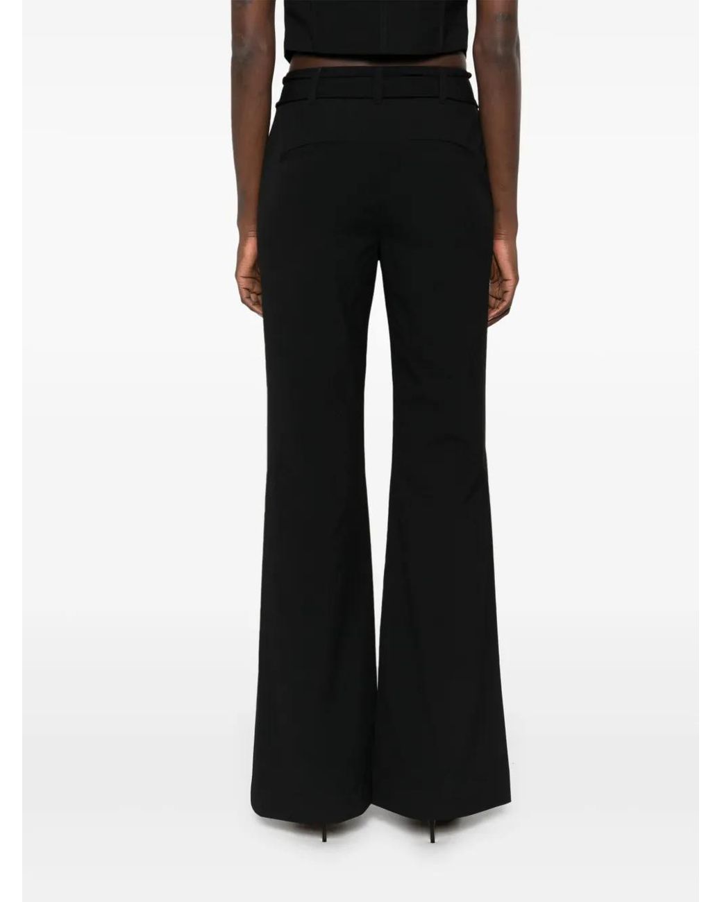 ROTATE BIRGER CHRISTENSEN High Waist Broek in het Black