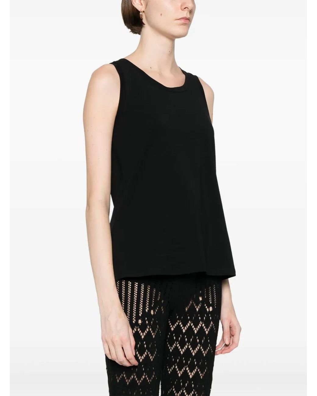Max Mara Black Erbert Tank Top