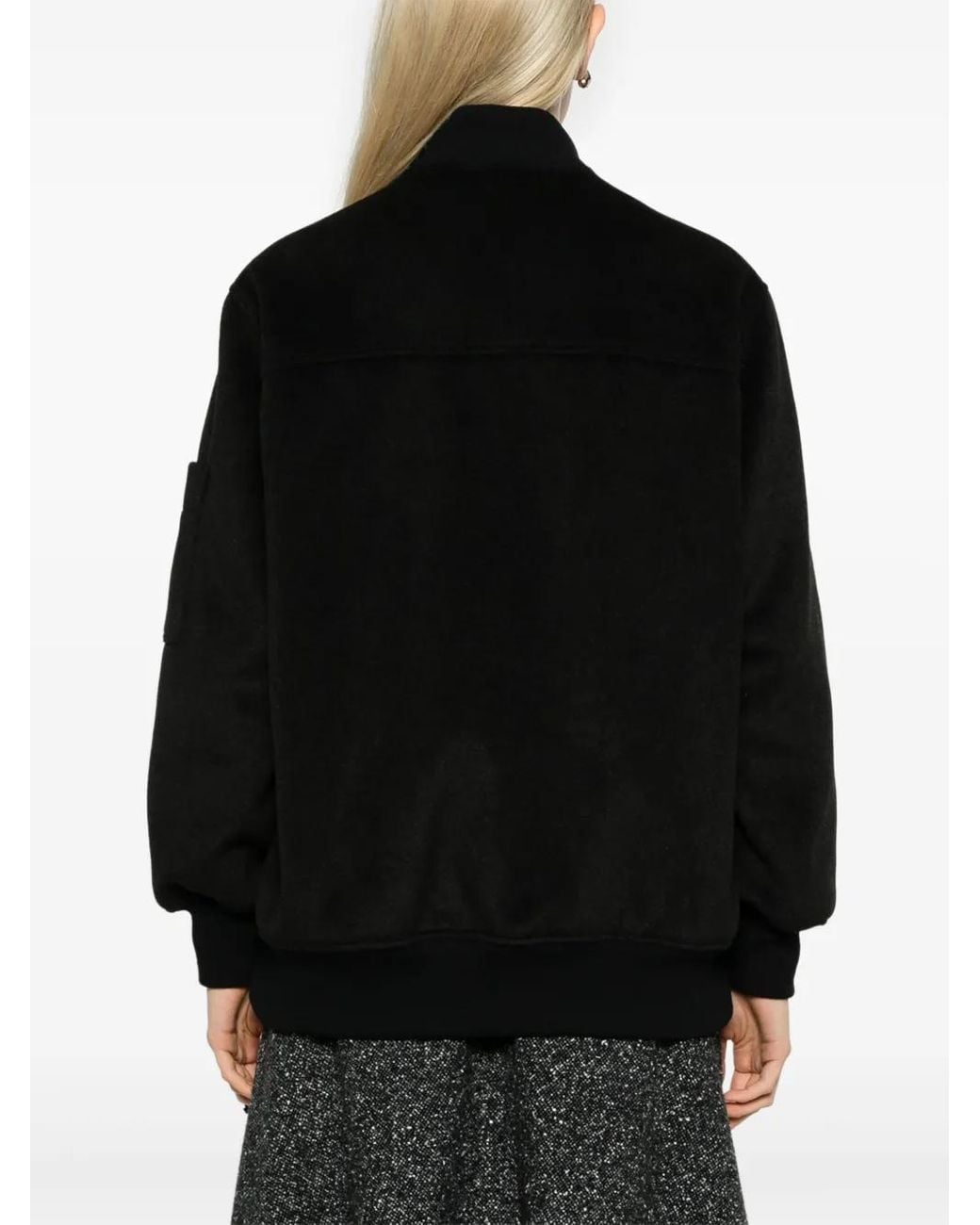 Blanca Vita Black Bari Bomber Jacket