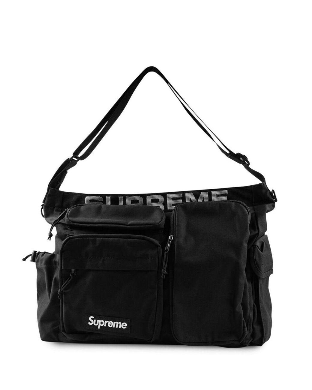 Supreme Field Messenger Bag In Black Lyst Supreme field messenger bag in black lyst