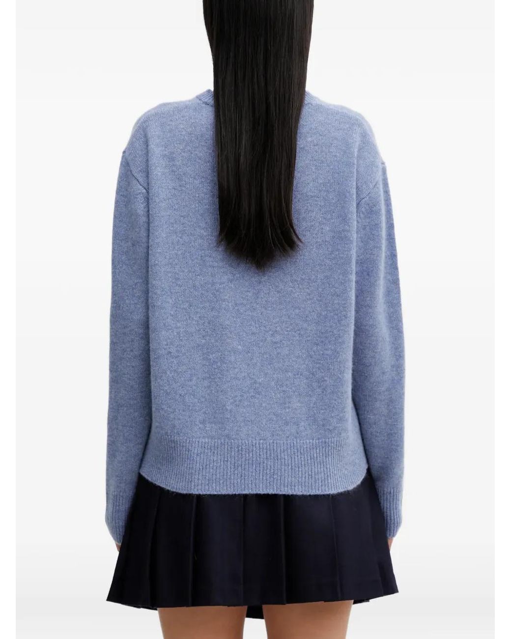 Sporty & Rich Blue V-Neck Sweater