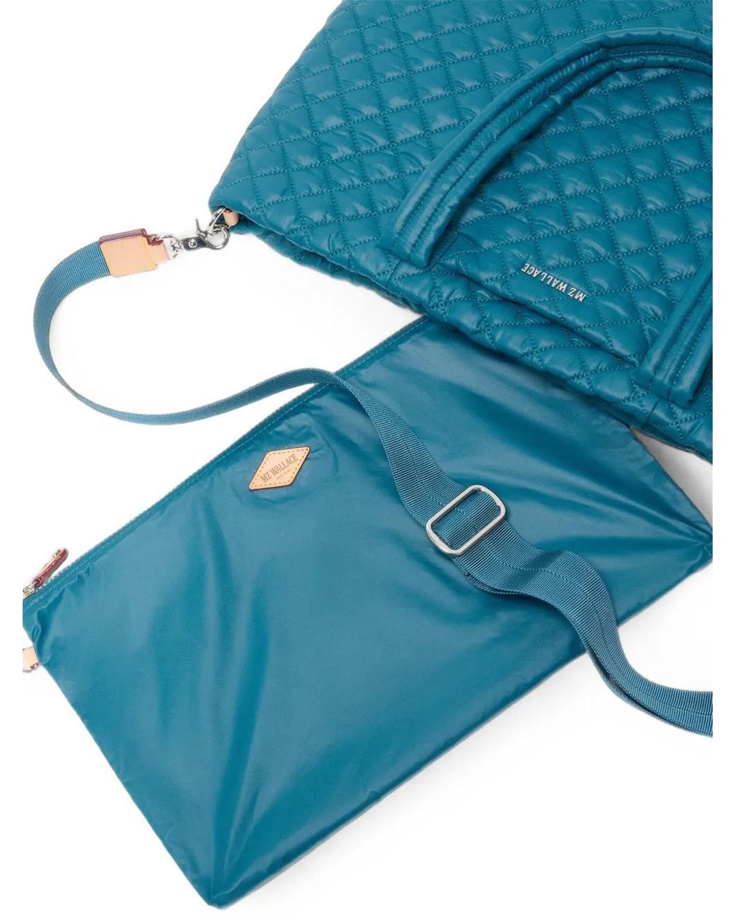 MZ Wallace Blue Medium Metro Deluxe Tote Bag
