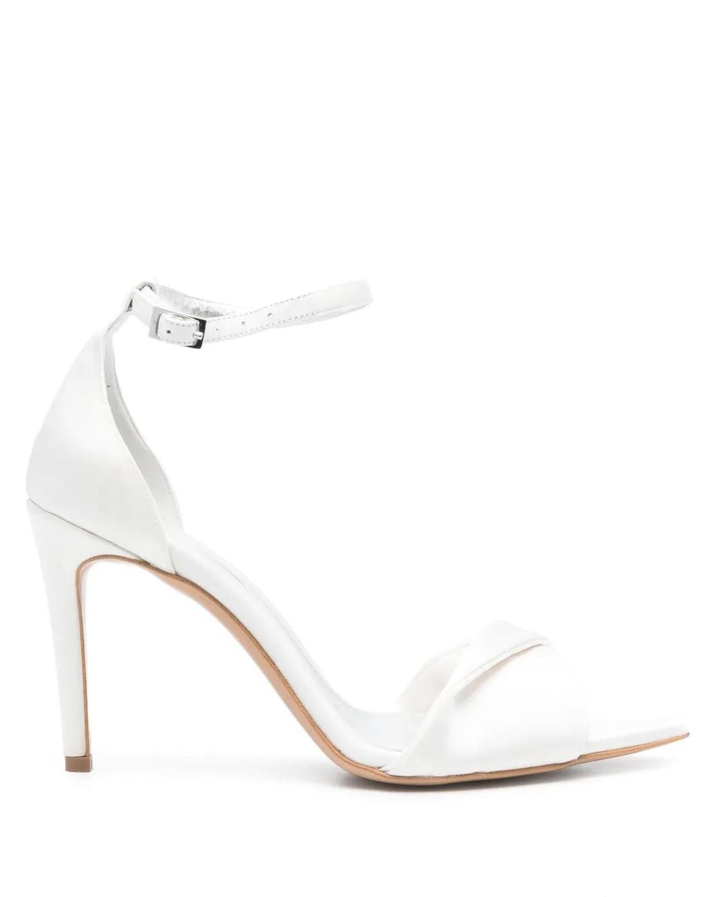 Ginissima White 95Mm Cleo Sandals