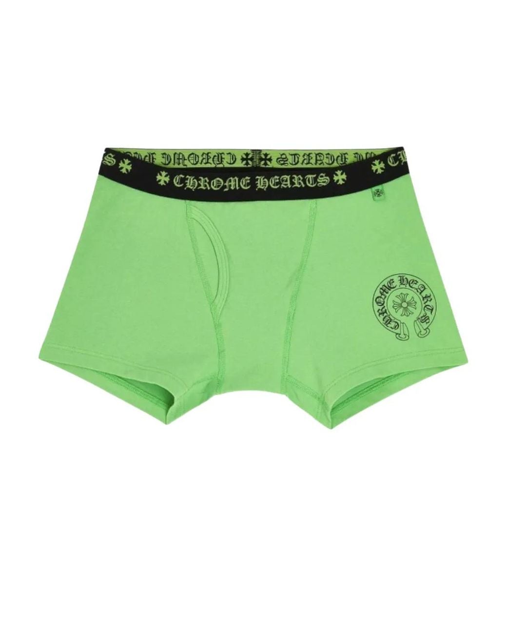 Chrome Hearts Green Logo Boxer Briefs for men