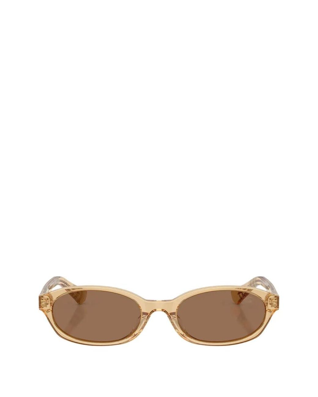 Burberry Natural Oval-Frame Sunglasses