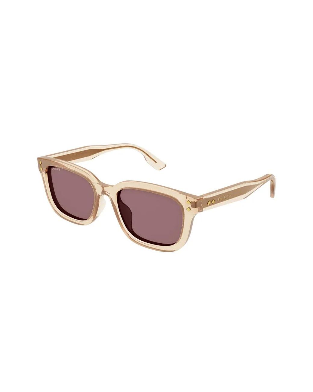 Gucci Brown Lunettes De Soleil À Logo Imprimé
