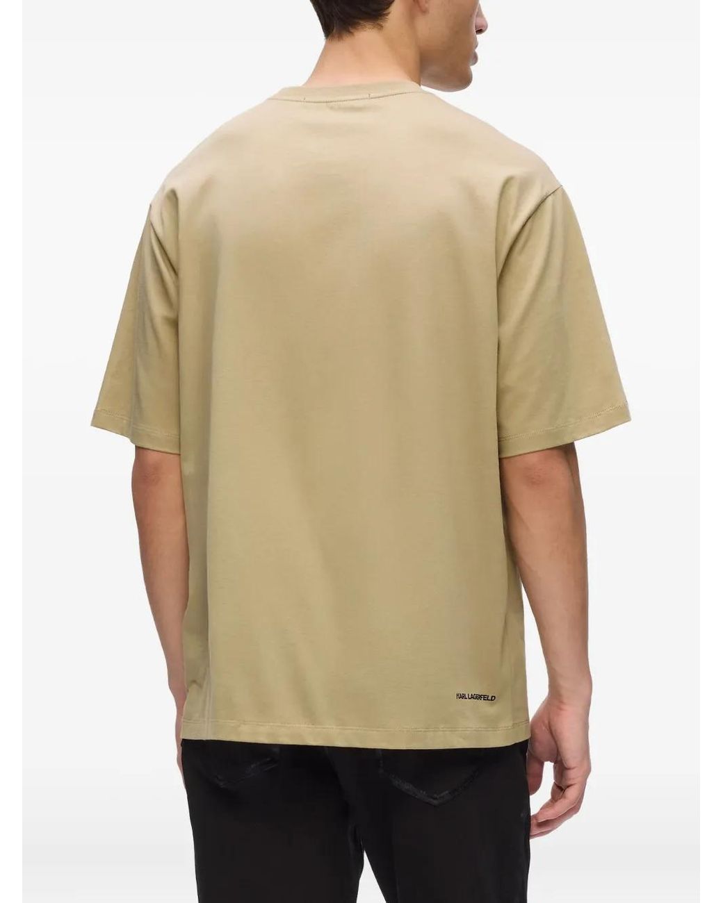 Karl Lagerfeld Natural Ikon-Graphic T-Shirt for men