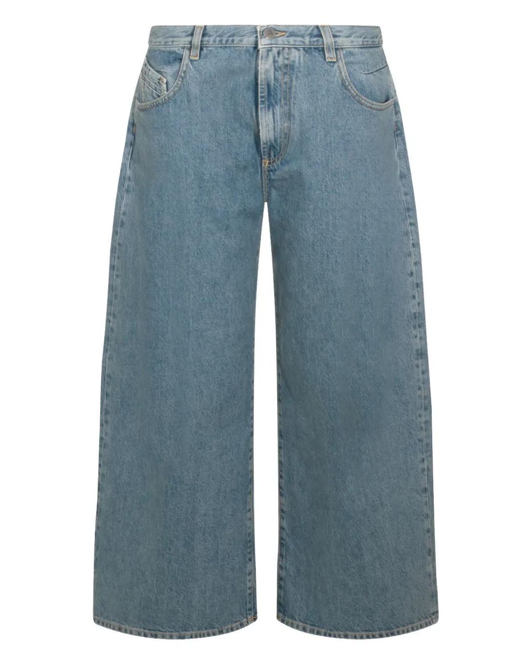 The Attico Blue Barril Leg Jeans