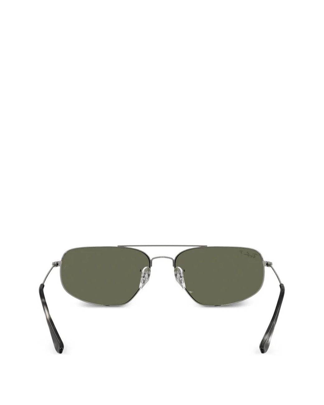 Ray-Ban Green Rectangle-Frame Sunglasses for men