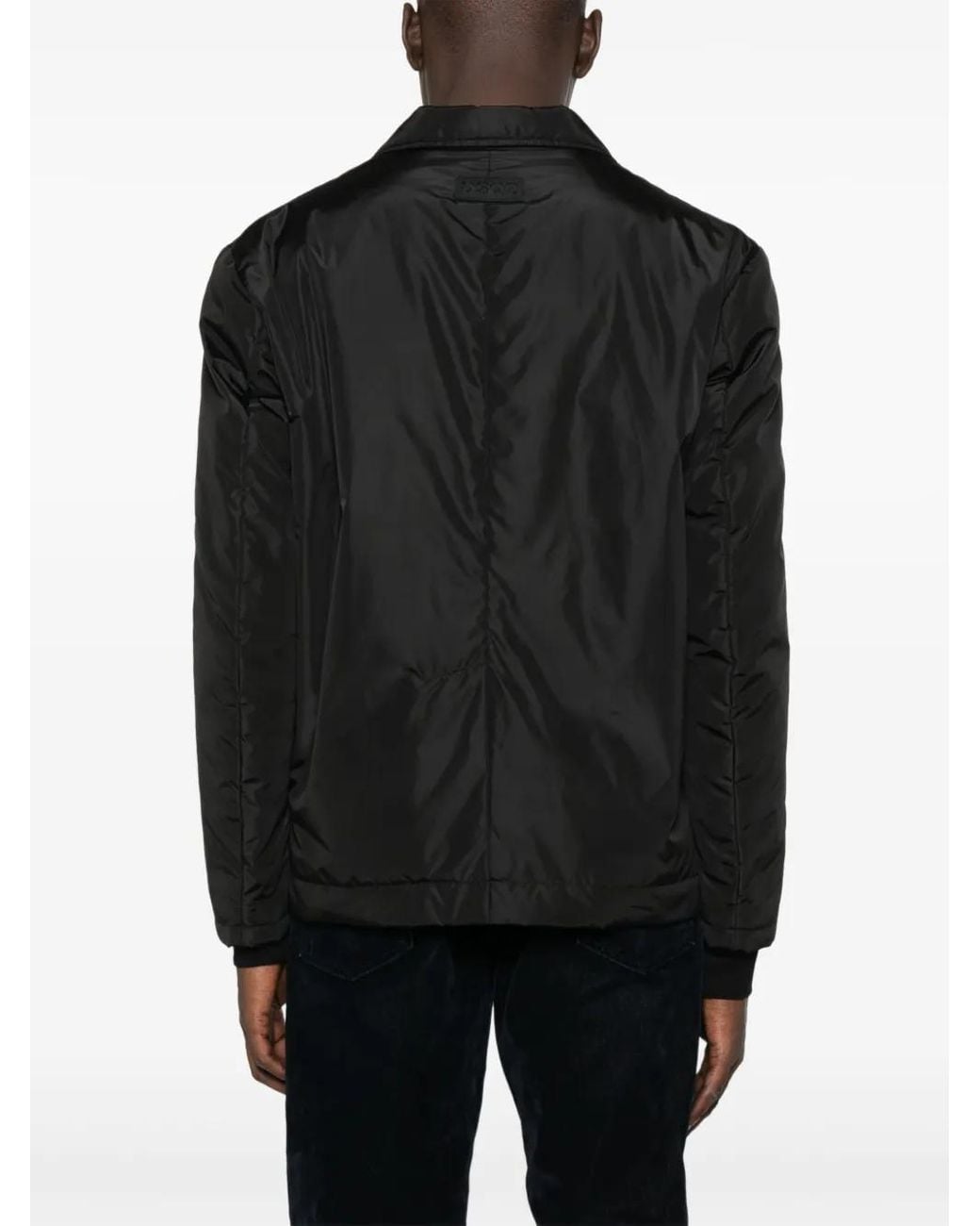DSquared² Black Flap-Pocket Buttoned Jacket for men