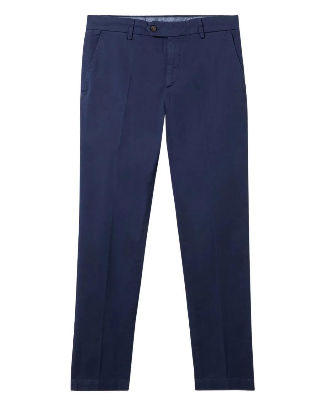 Brooks Brothers Blue Cotton Trousers for men