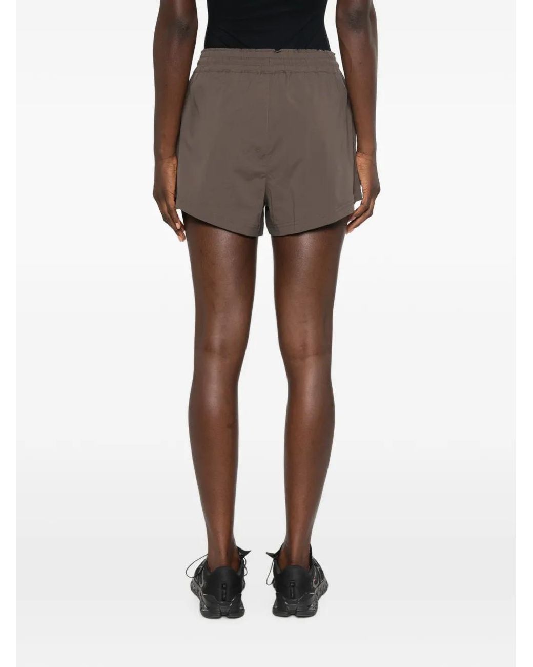Rethinkit Studios Brown Drawstring-Waist Shorts