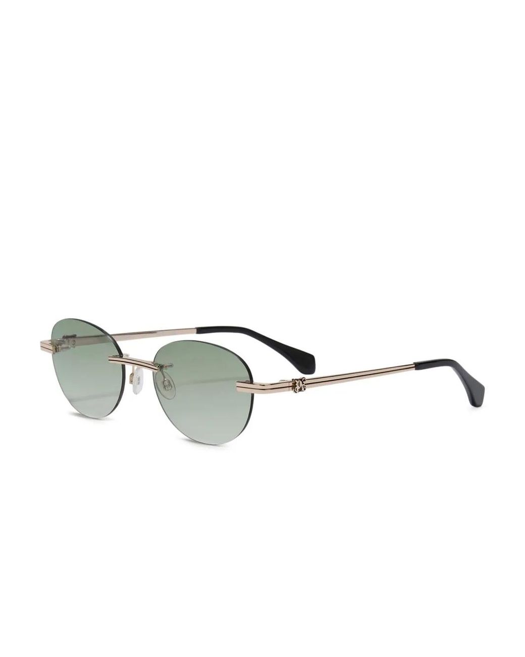 Palm Angels Green Crystal Sunglasses
