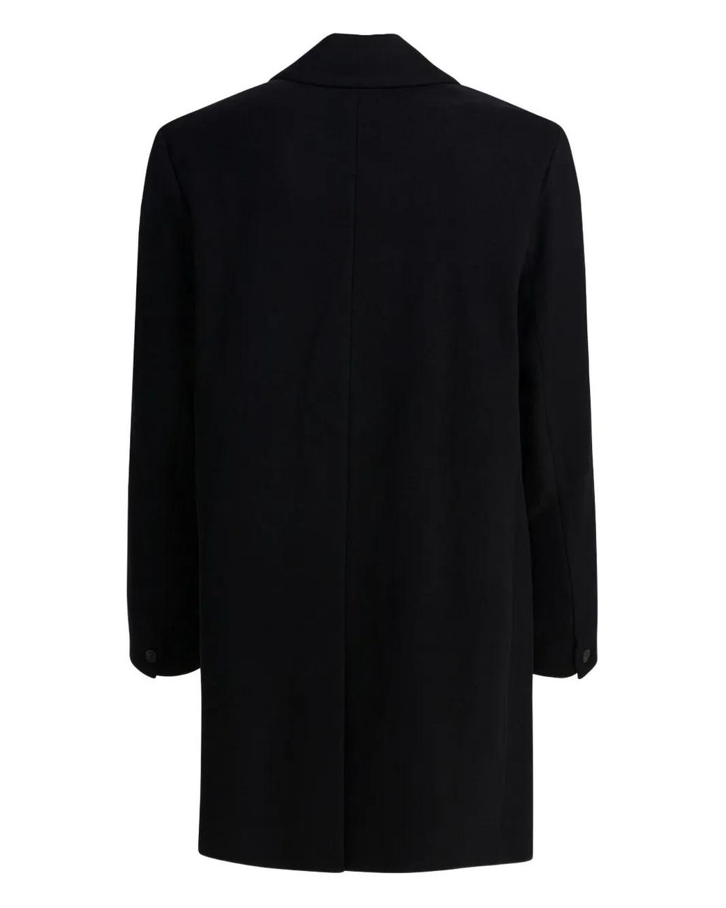 Vince Black Single-Breasted Coat for men