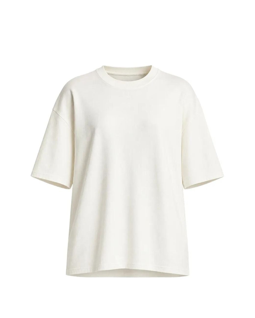 ARMARIUM White Viky Drop-Shoulder T-Shirt