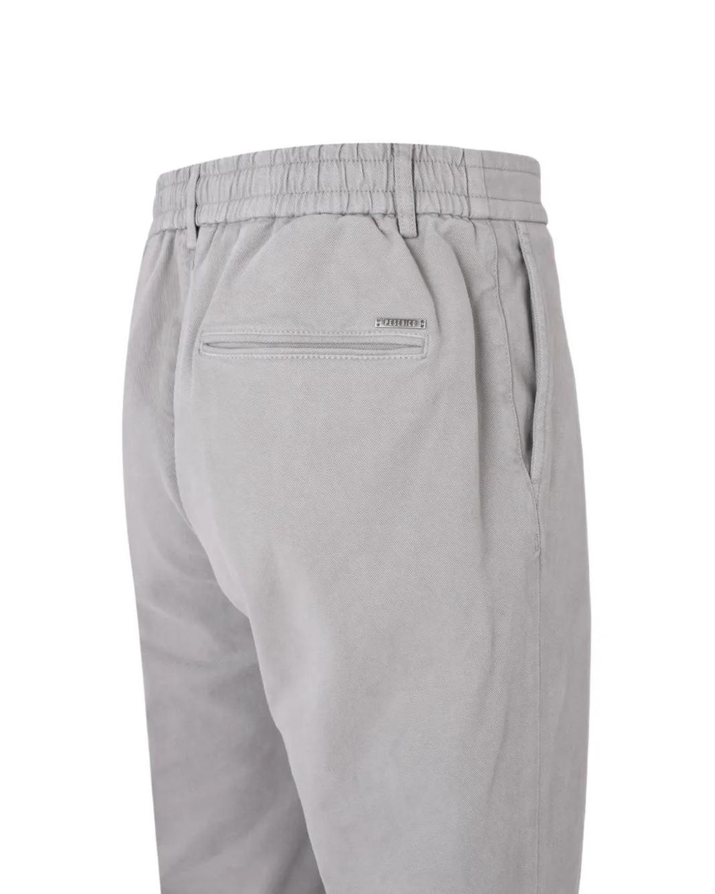 Peserico Gray Drawstring Trousers for men