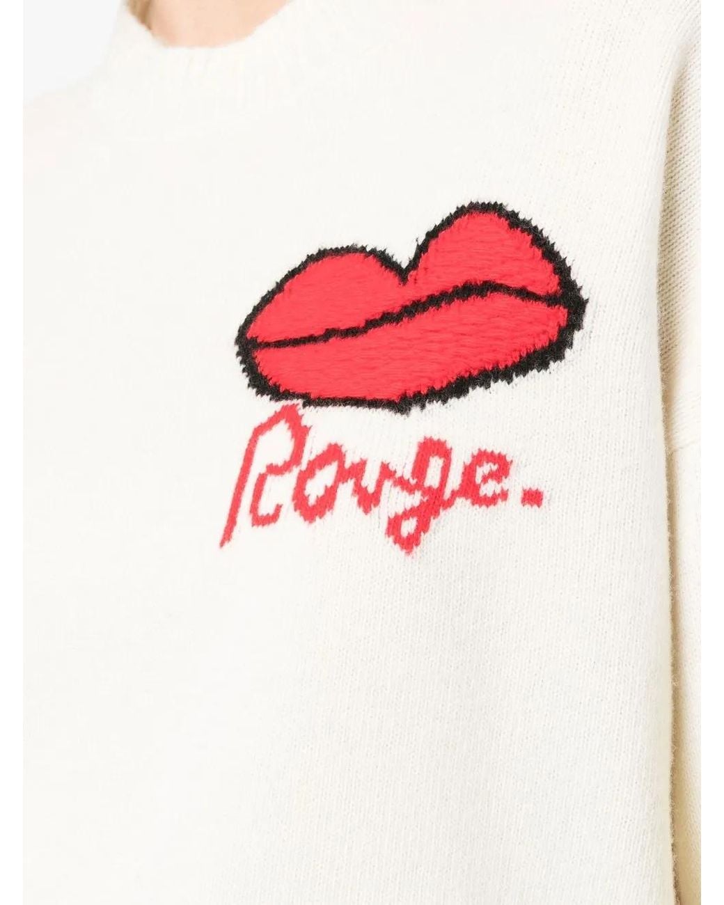 Sonia Rykiel White Crew Neck Jumper