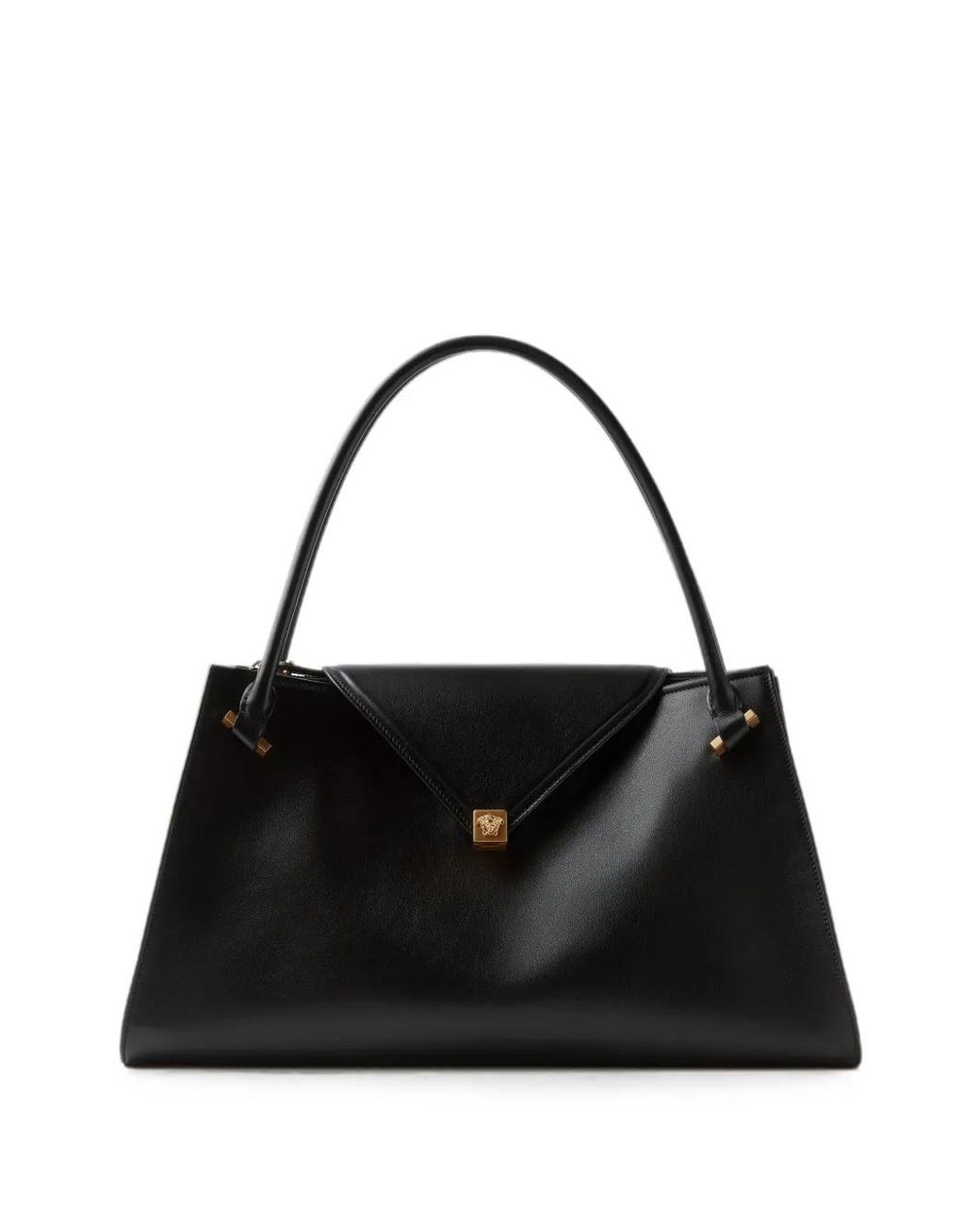 Versace Black Medusa '95 Schultertasche Mit Klappe