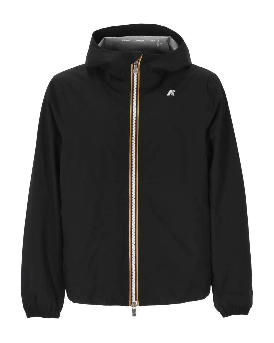 K-Way Black Bomber Jacket for men