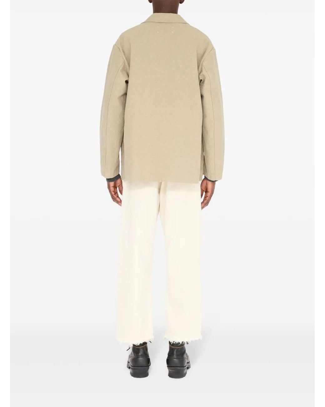 Maison Margiela Natural Cotton Shirt Jacket for men