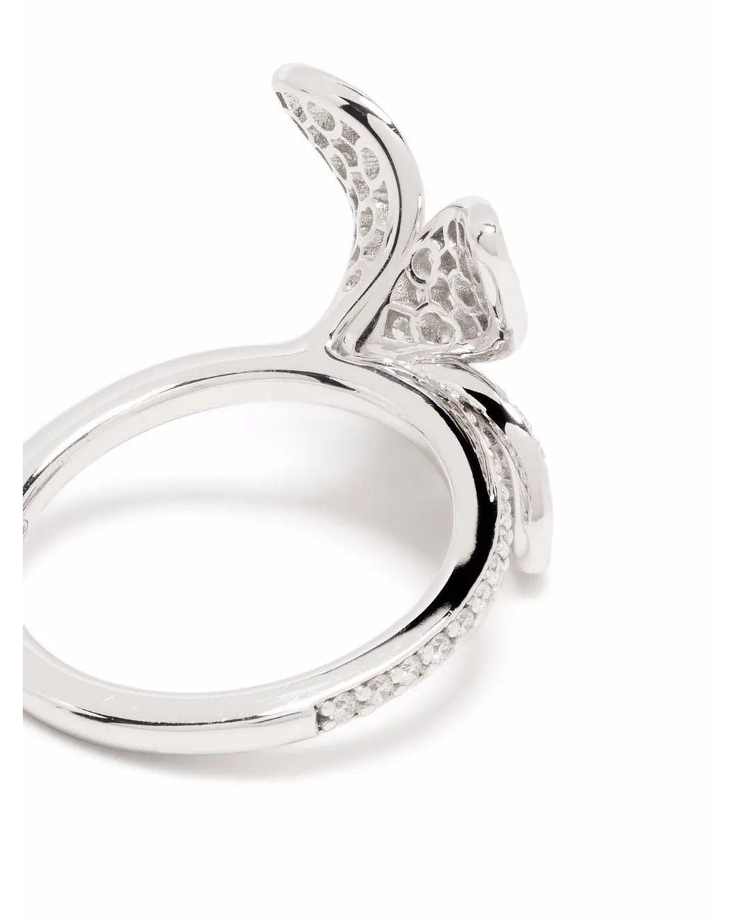 Pasquale Bruni White 18Kt Petit Garden Diamond Ring
