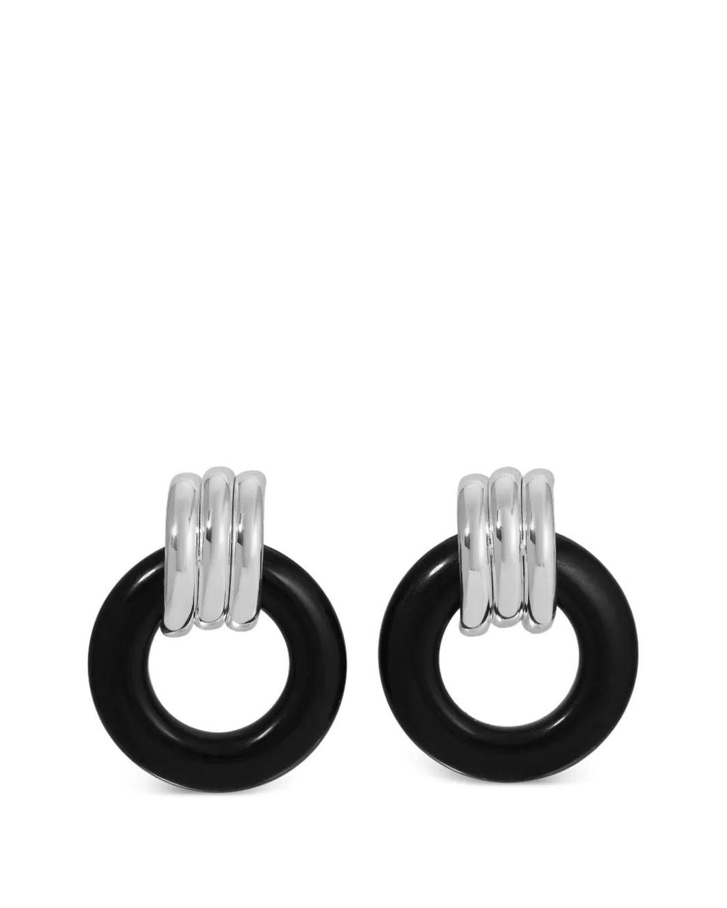 Heaven Mayhem Black Luma Knot Earrings