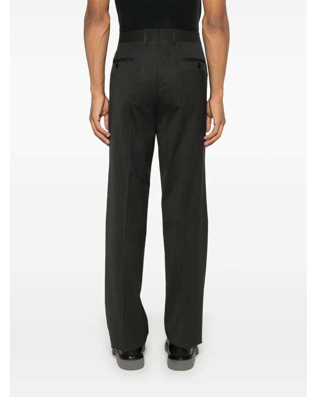 Lardini Black Tailored Trousers for men