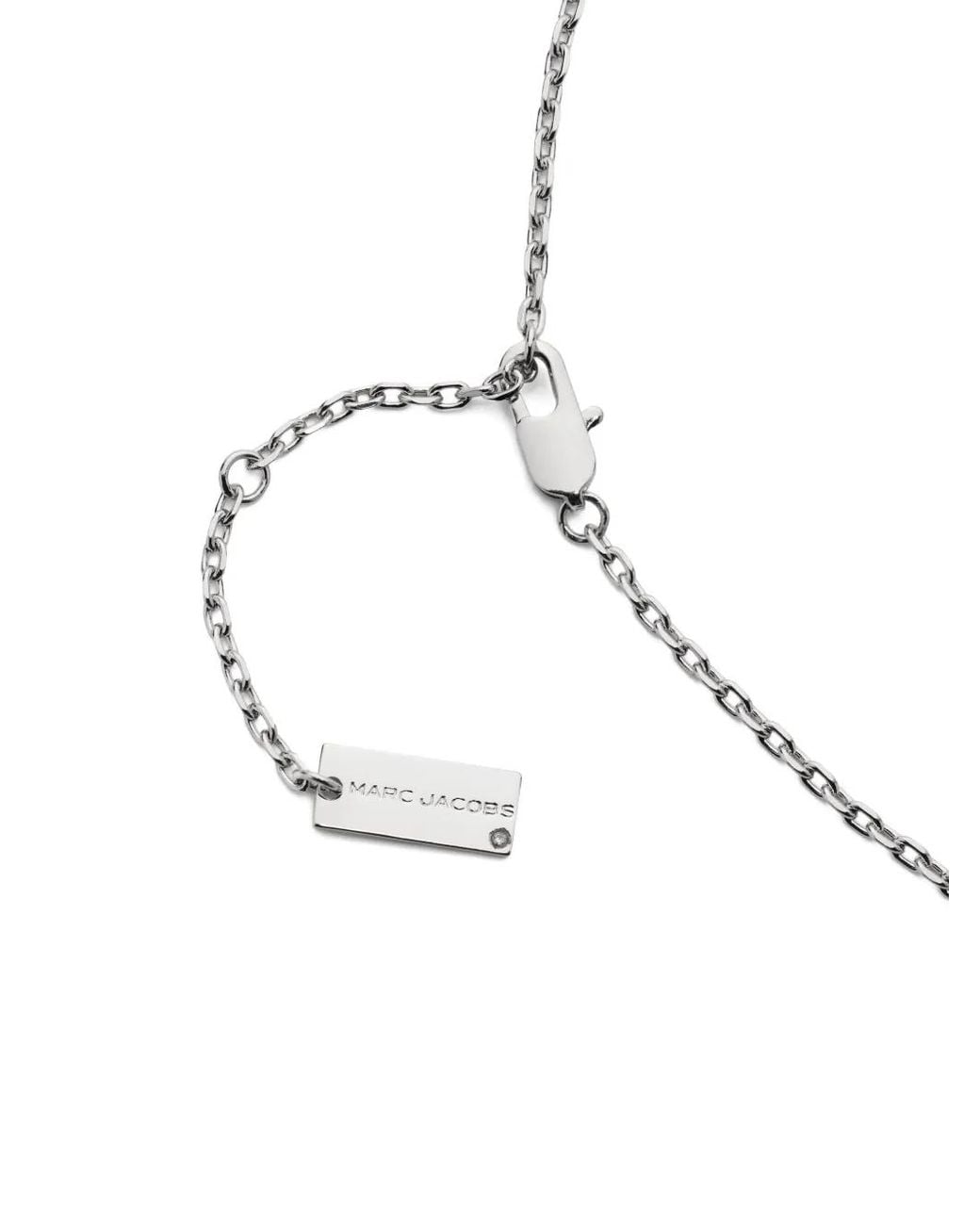 Marc Jacobs White Mini Daisy Pendant Necklace