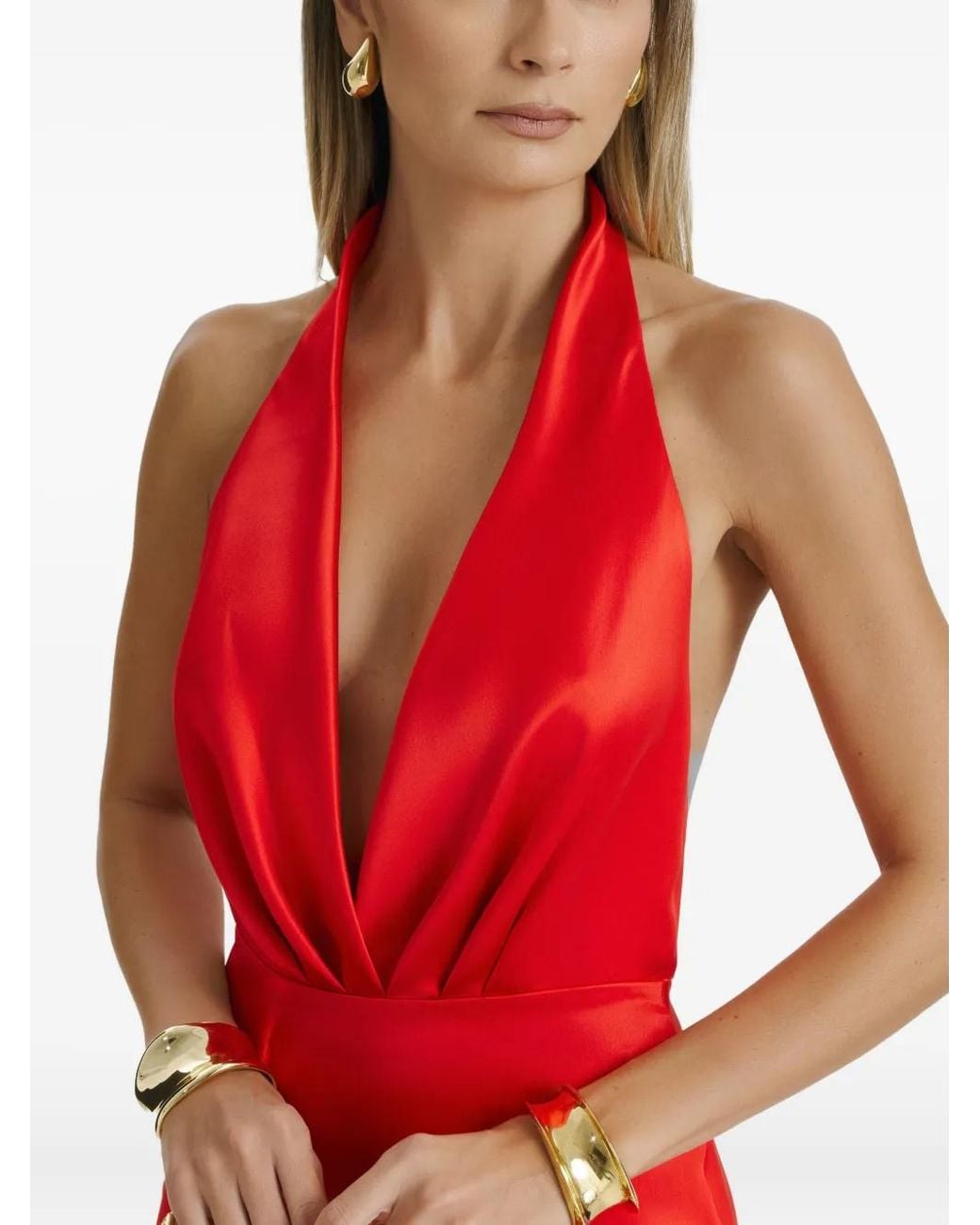 Il Volo Red Belle Maxi Dress