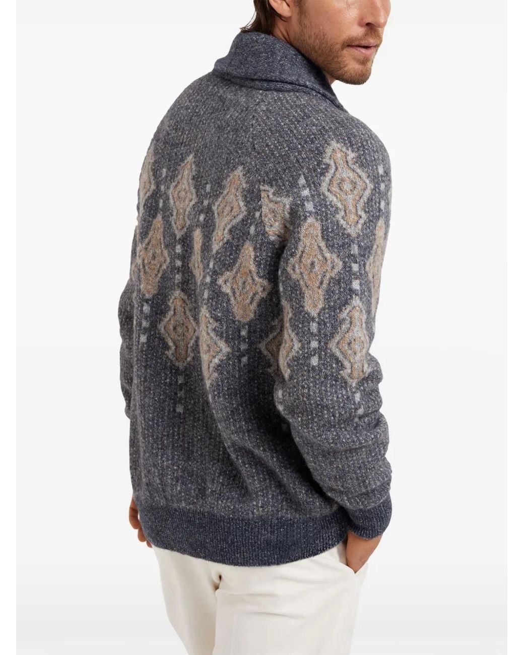 Brunello Cucinelli Gray Sweaters for men