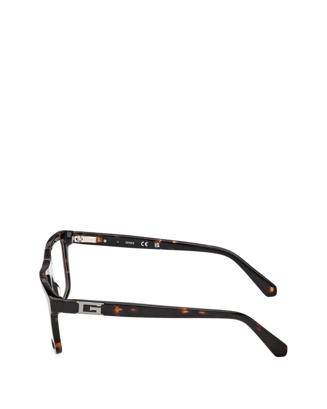 GUESS EYEWEAR Eckige Brille in Black für Herren