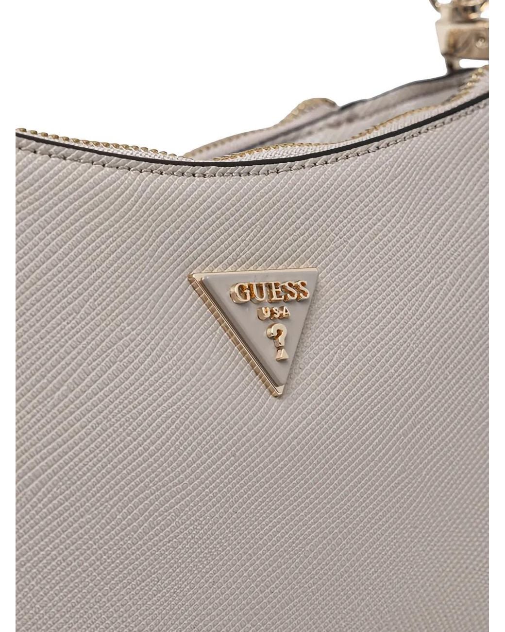 Guess Gray Noelle Shoulder Bag
