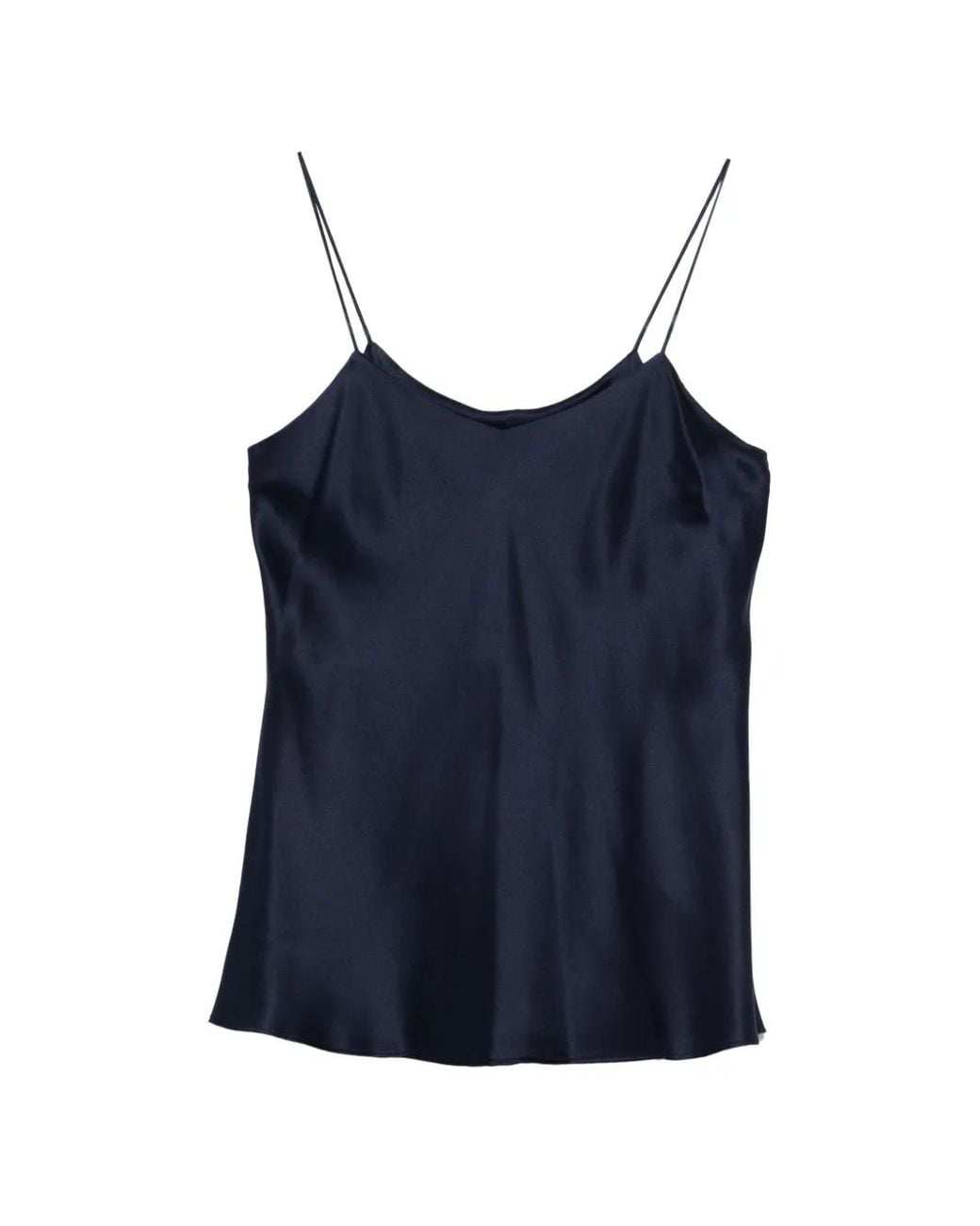 IVORY PARIS Blue Spaghetti-Strap Tank Top