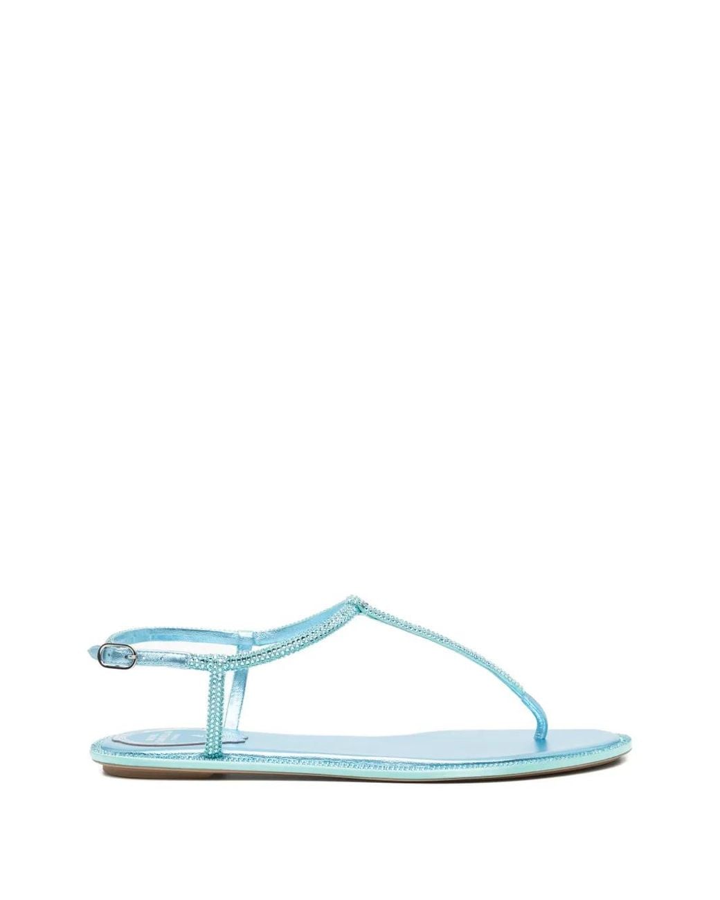 Rene Caovilla White Diana Sandals