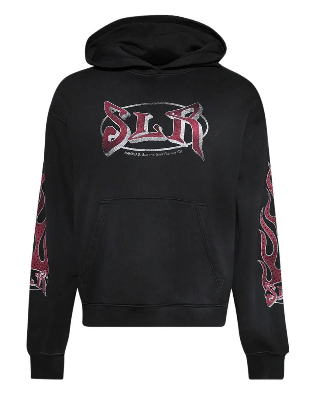 NAHMIAS Black Hoodie À Imprimé Graphique for men