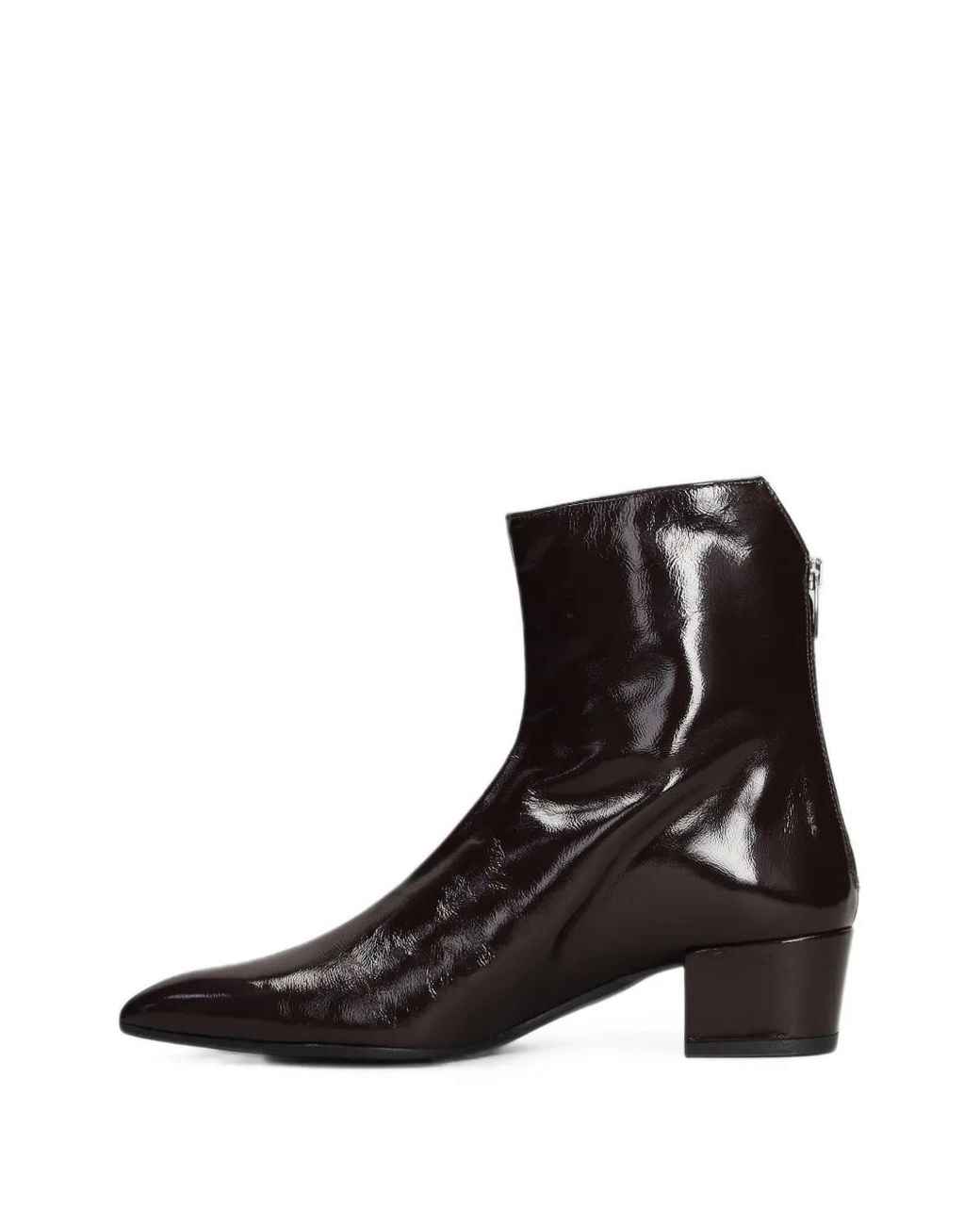 Evaluna Black Bottines À Fini Verni